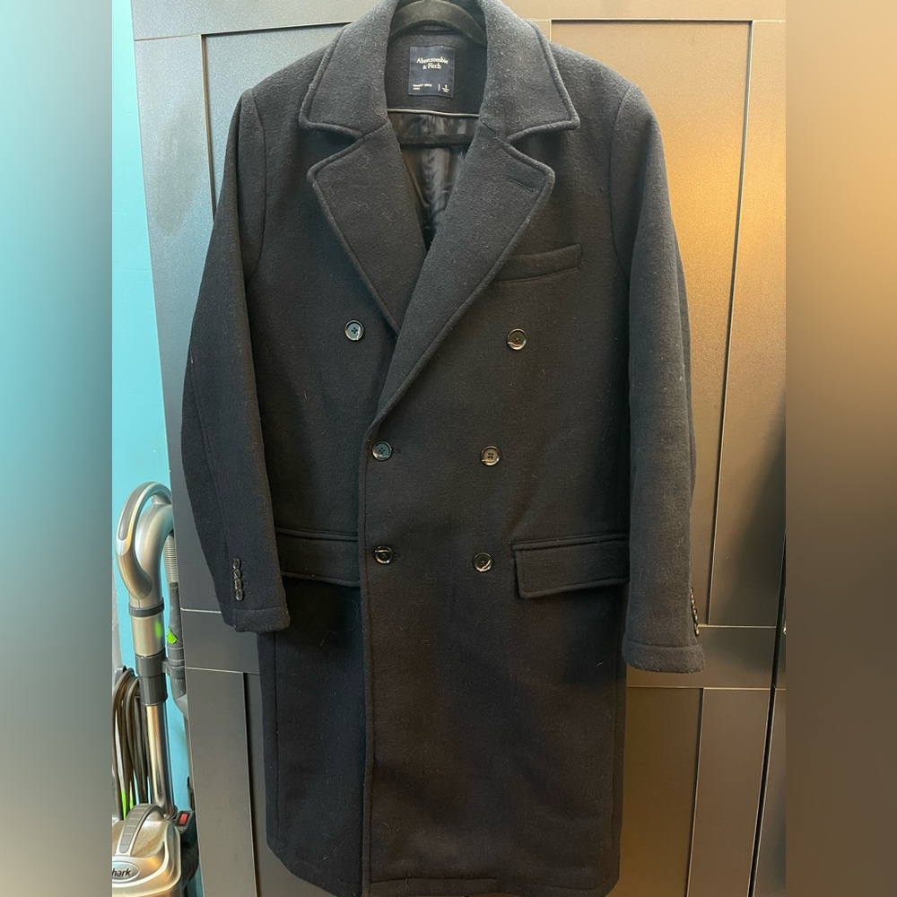 MENS ABERCROMBIE WOOL BLEND COAT